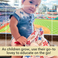 The Learning Lovey baby-jack-co sensory-texture enhances grip during playtime