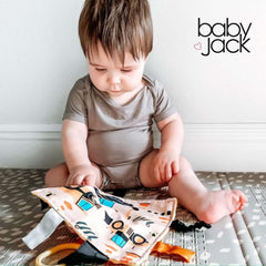 The Learning Lovey Baby Jack gift-ready package is ideal for baby showers or new moms