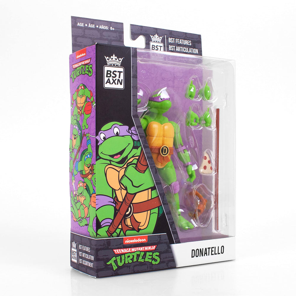 31-point articulation enables flexible action poses for The Loyal Subjects Donatello figure