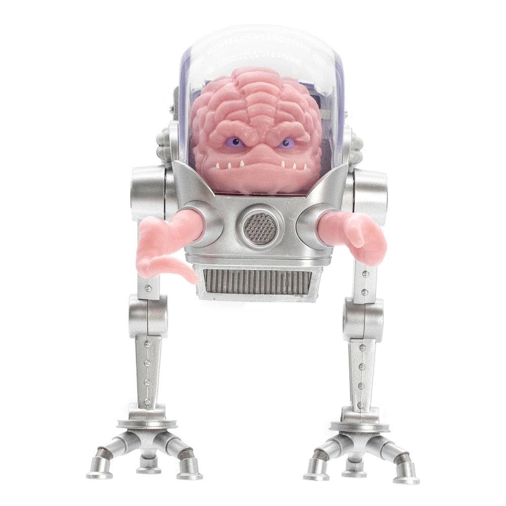 The Loyal Subjects Krang Bubble Walker front view shows detailed 1:15 scale figure for display