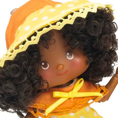 The Loyal Subjects Orange Blossom fashion doll outfit highlights interchangeable styling options.