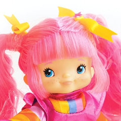 The Loyal Subjects Rainbow Brite Tickled Pink outfit-change closeup highlights interchangeable fashion.