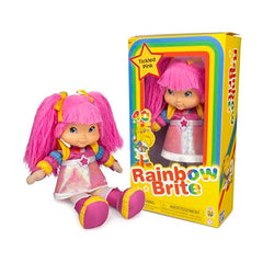 Packaging image showing the yellow window gift box with rainbow accents