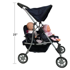 The New York Doll Collection doll carriage accessory makes outings easier and more imaginative