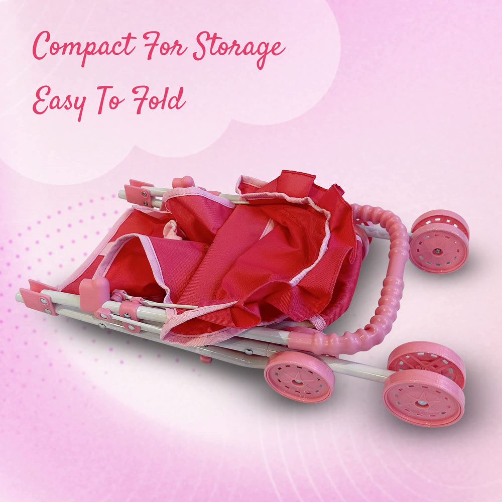 The New York Doll Collection built-in doll seatbelt harness keeps dolls secure