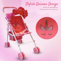 The New York Doll Collection lightweight doll stroller for indoor and outdoor play