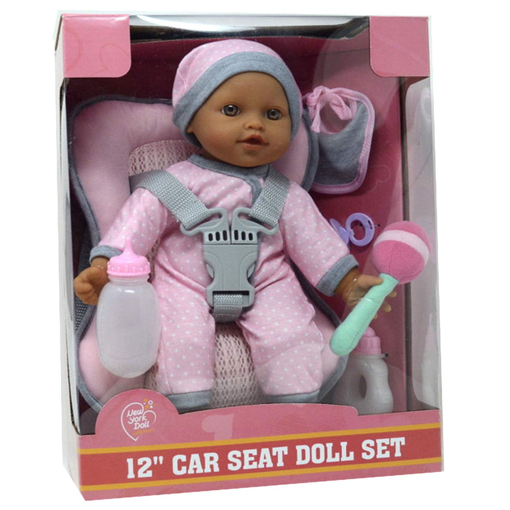 The New York Doll Collection travel toy playset supports on-the-go imaginative fun.