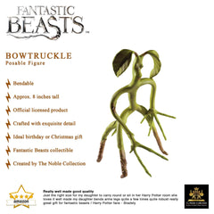 The Noble Collection Bowtruckle Pickett 7-inch figure ideal for display and play.