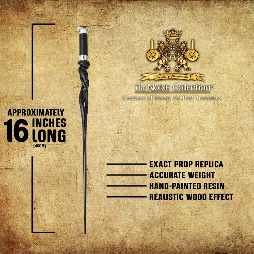The Noble Collection Dumbledore Wand officially licensed, capturing Warner Bros. authenticity.