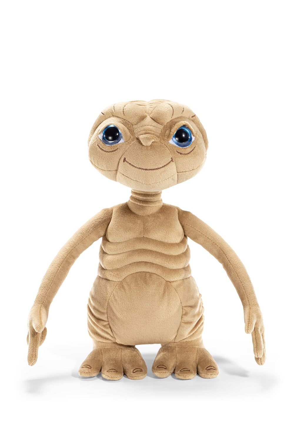 The Noble Collection ET Plush closeup face with lifelike stitching for collectible charm.