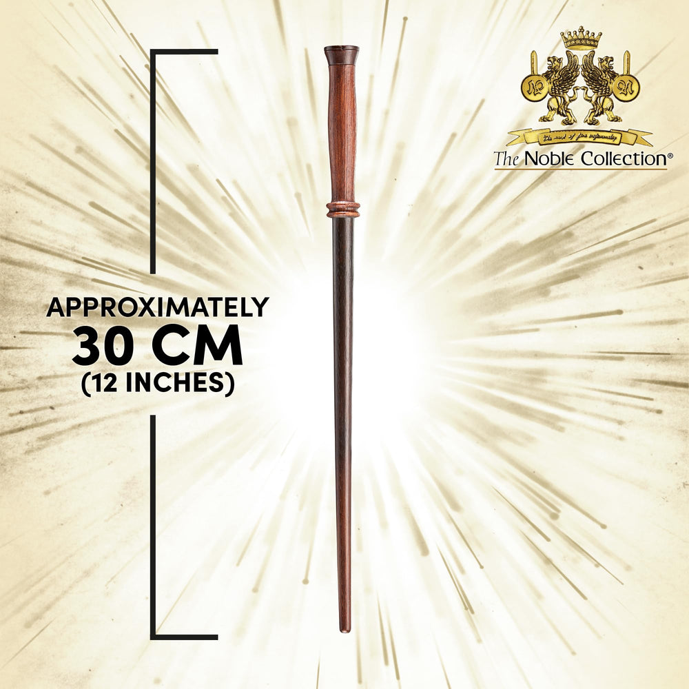 The Noble Collection wand film-accurate design with hand-painted resin.