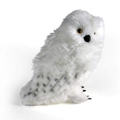 The Noble Collection Hedwig Plush front view, soft texture for cozy display.