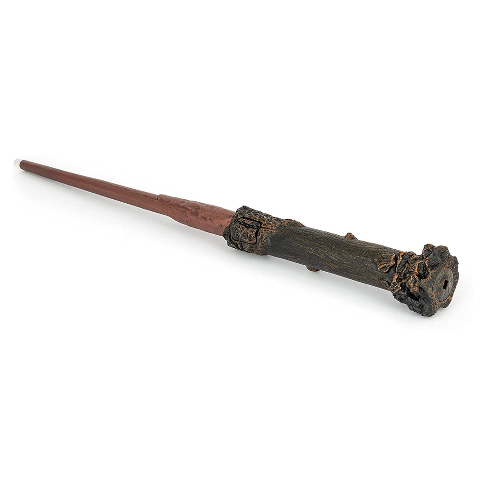 The Noble Collection Harry Potter Illuminating Wand included key ensures secure cap closure.