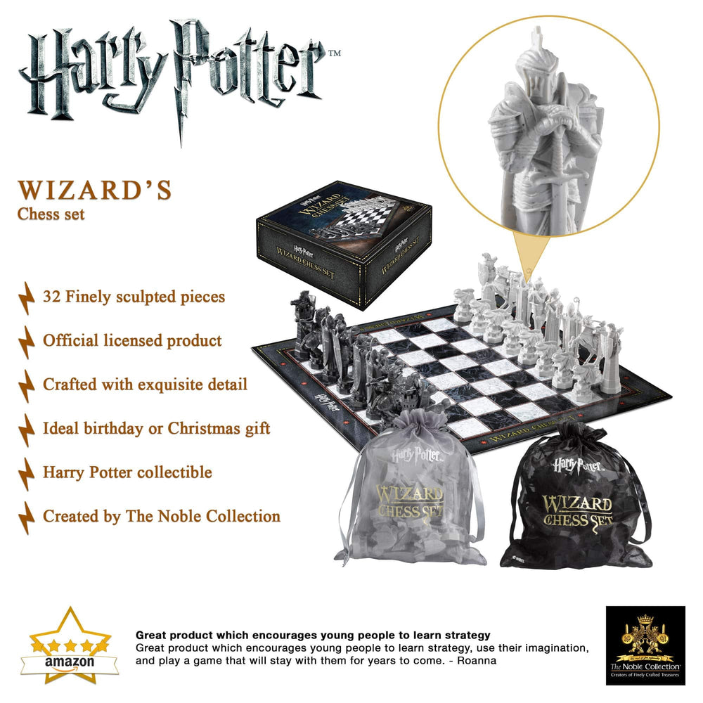 The Noble Collection dust bags protect pieces during storage and transport.