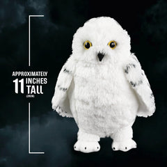 Close-up feathers on Hedwig plush showing textured patterning.