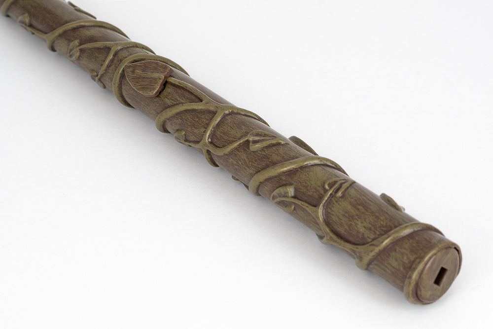 The Noble Collection Hermione Wand battery installation with AAA batteries