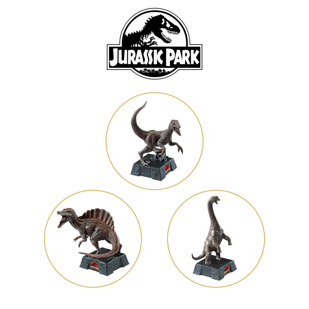Jurassic Park chess set ready for high level play with family or friends.