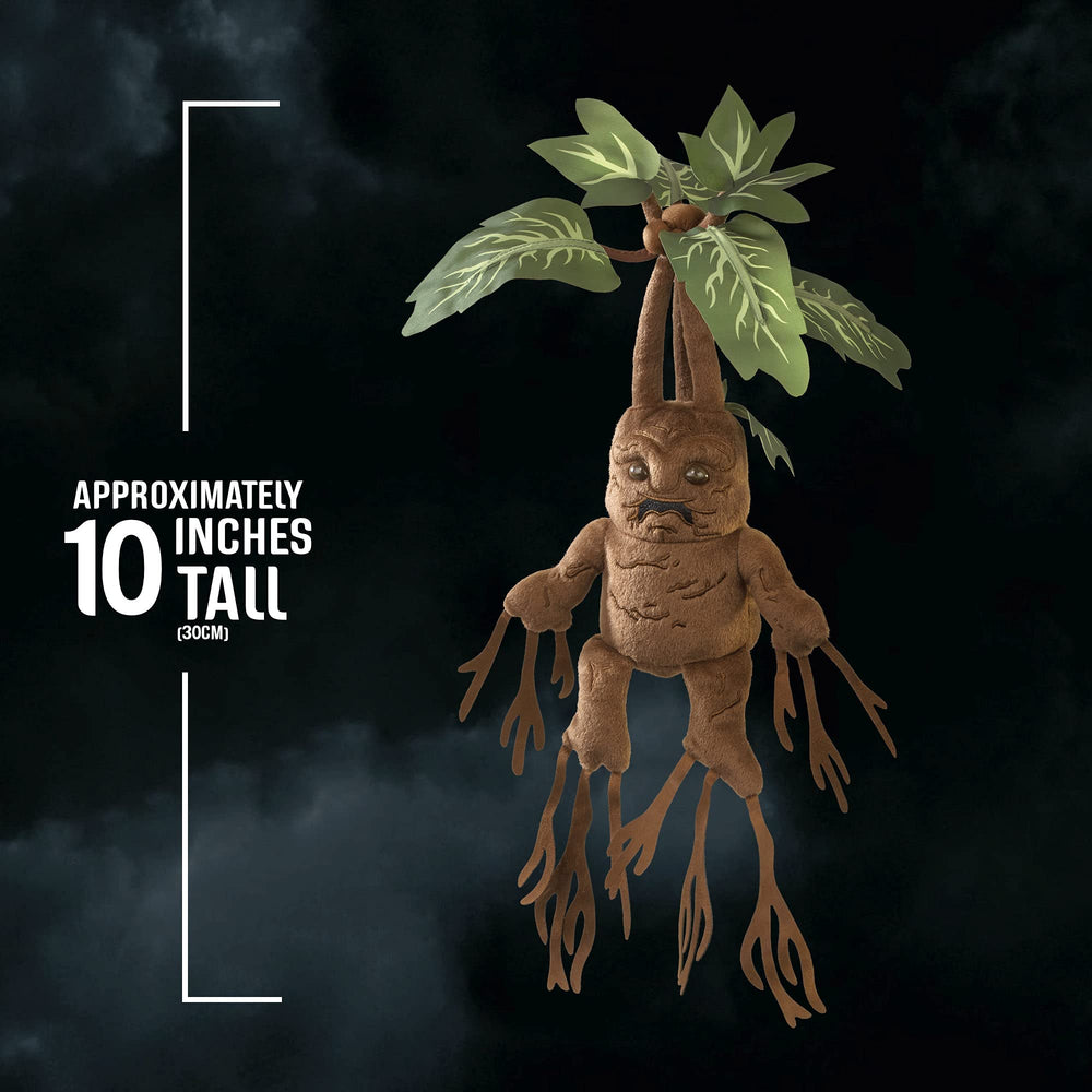 The Noble Collection Mandrake plush texture and soft fabric close-up
