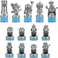 The Noble Collection Minions chess set Agnes’ Fluffy Unicorn piece adds playful charm.