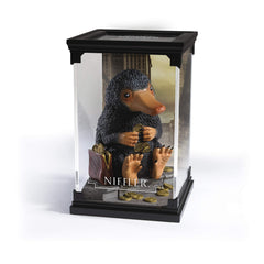 The Noble Collection Niffler No.1 packaging highlights the magical creatures collection.