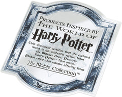 The Noble Collection wand as a standout piece for home libraries and shelves.
