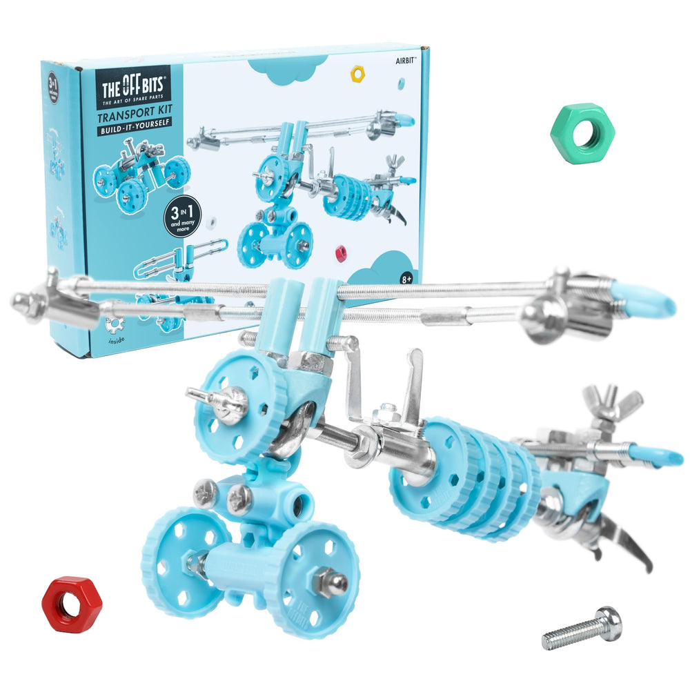 The OFFBITS AirBit timely-play-learning setup supports afterschool and weekend projects.