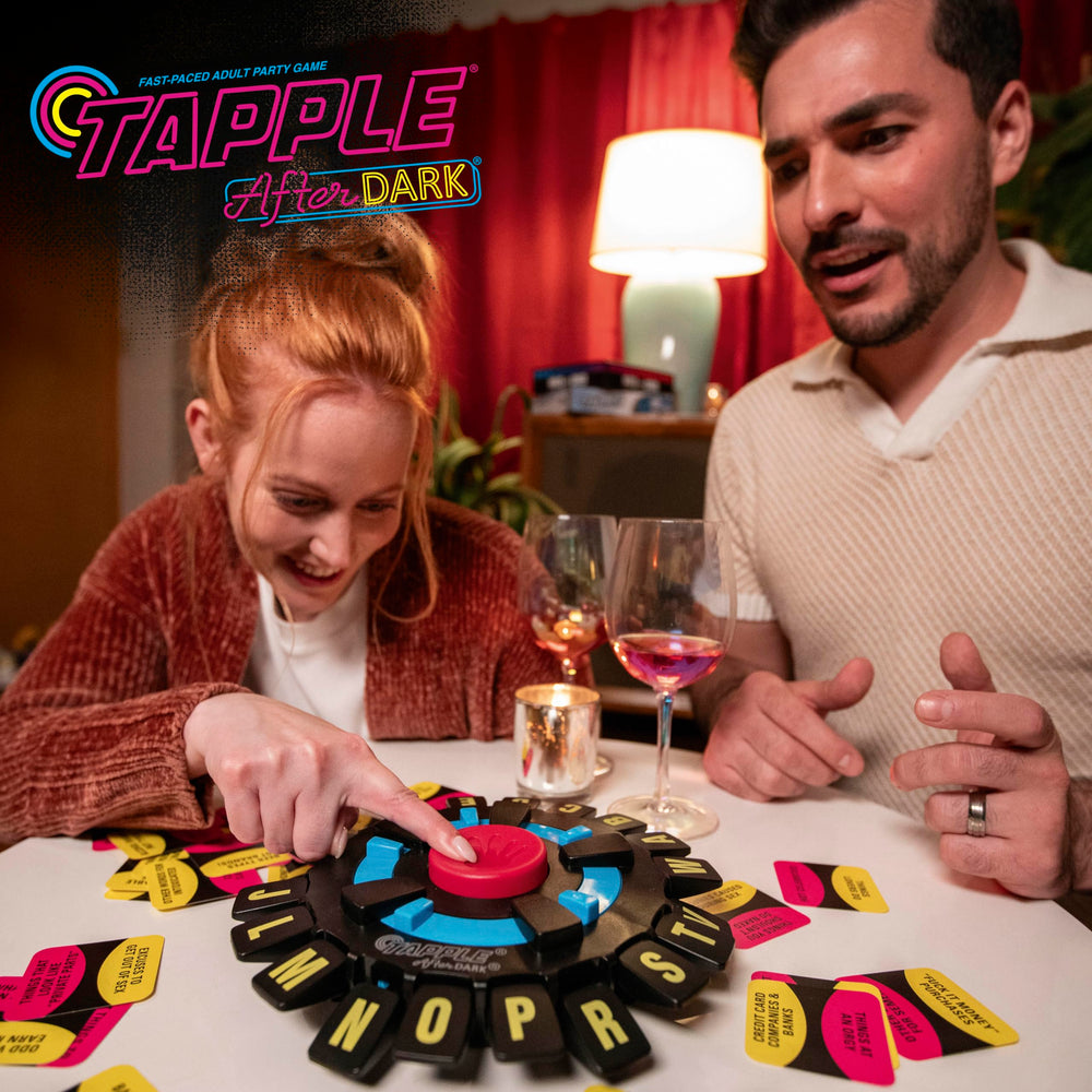 The Op Tapple After Dark portable case keeps cards and wheel together.