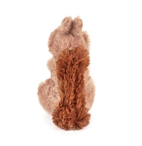 The Petting Zoo brown squirrel ears—perky detail enhances lifelike charm during plush adventures.