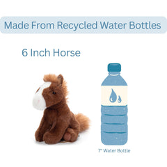 The Petting Zoo horse plush makes a charming gift for animal-loving kids.