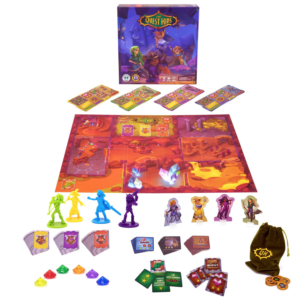 The Quest Kids Tolk's Cave treasure chest sparks treasure-hunting excitement.
