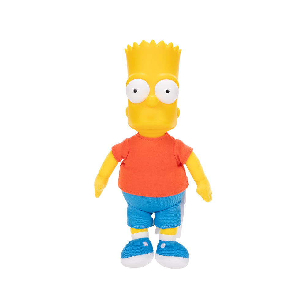 The Simpsons Bart Plush with soft body front view for cozy display