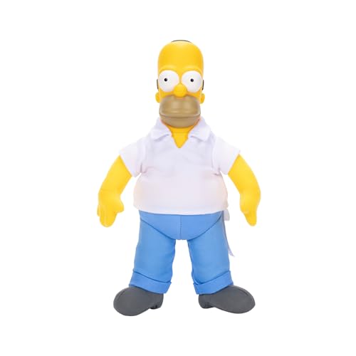 The Simpsons Homer plush sculpted head captures iconic features for display.