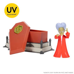 The Simpsons Vampire Mr. Burns poseable figure for dynamic display options.