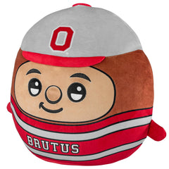 Brutus 12-inch plush embroidery-detail closeup by The Sleep Squad.