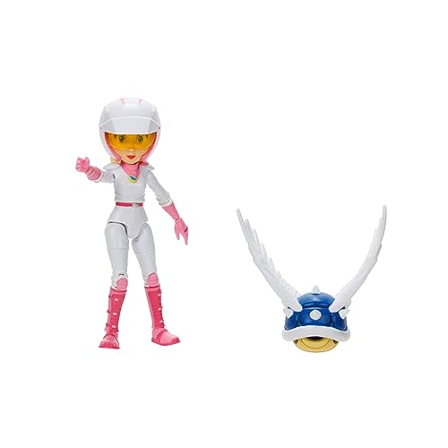 Peach 5inch figure with acrylic eyes for lifelike close-ups and display.