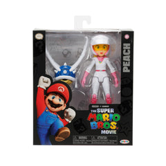 Premium window box packaging protects Peach while presenting the figure.