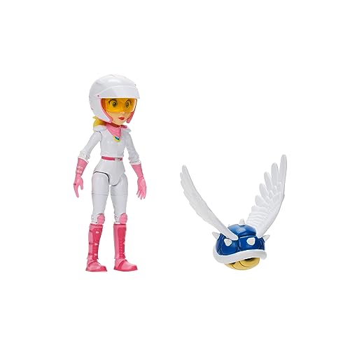 Spiny Blue Shell accessory adds bold color to Peach figure’s display.