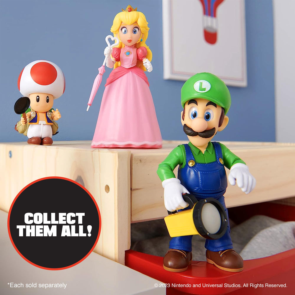 The Super Mario Bros. Movie Wave 1 collection Luigi joins the lineup.