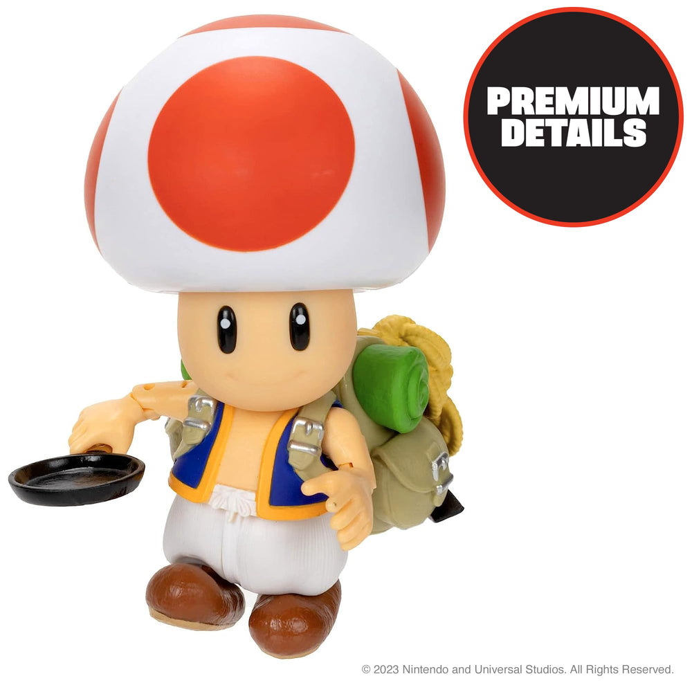 The Super Mario Bros. Movie window box display preserves premium packaging for collectors
