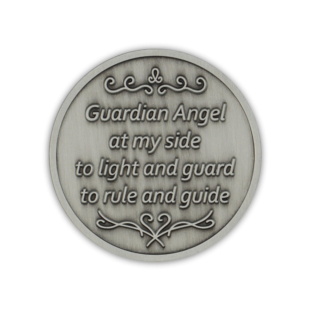 The Token Shop guardian angel coin lantern center aqua gem highlights hopeful light.