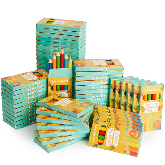 THE TWIDDLERS mini pencils in a 60-pack box, ideal for classroom parties