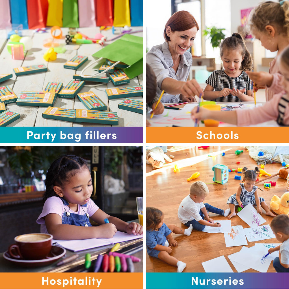 THE TWIDDLERS individually boxed crayons for easy sharing