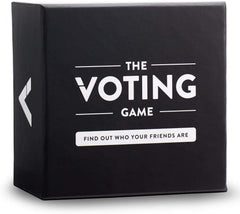 The Voting Game pack shot, an ideal icebreaker for lively gatherings.