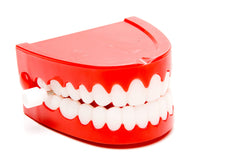 The Dreidel Company 2.5 inch wind-up teeth delivers quick, playful fun