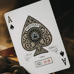 Theory11 Artisan Playing Cards Black back design emphasizing symmetry and premium art