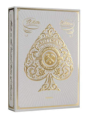 theory11 Artisan Playing Cards White Edition gift-ready box and seal
