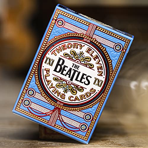 theory11 Beatles blue deck inside graphics enhancing the experience