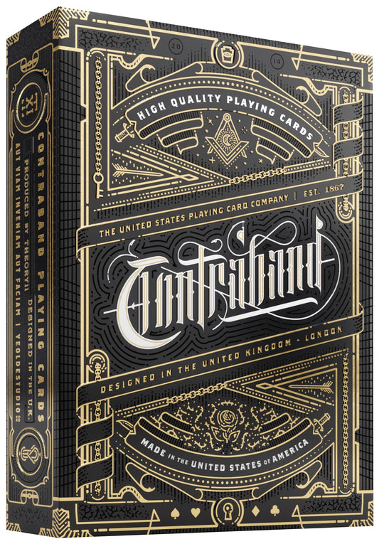 Theory11 Contraband front card design enhances display on table