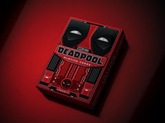 Theory11 Deadpool Premium Playing Cards silver foil accents catch light beautifully.