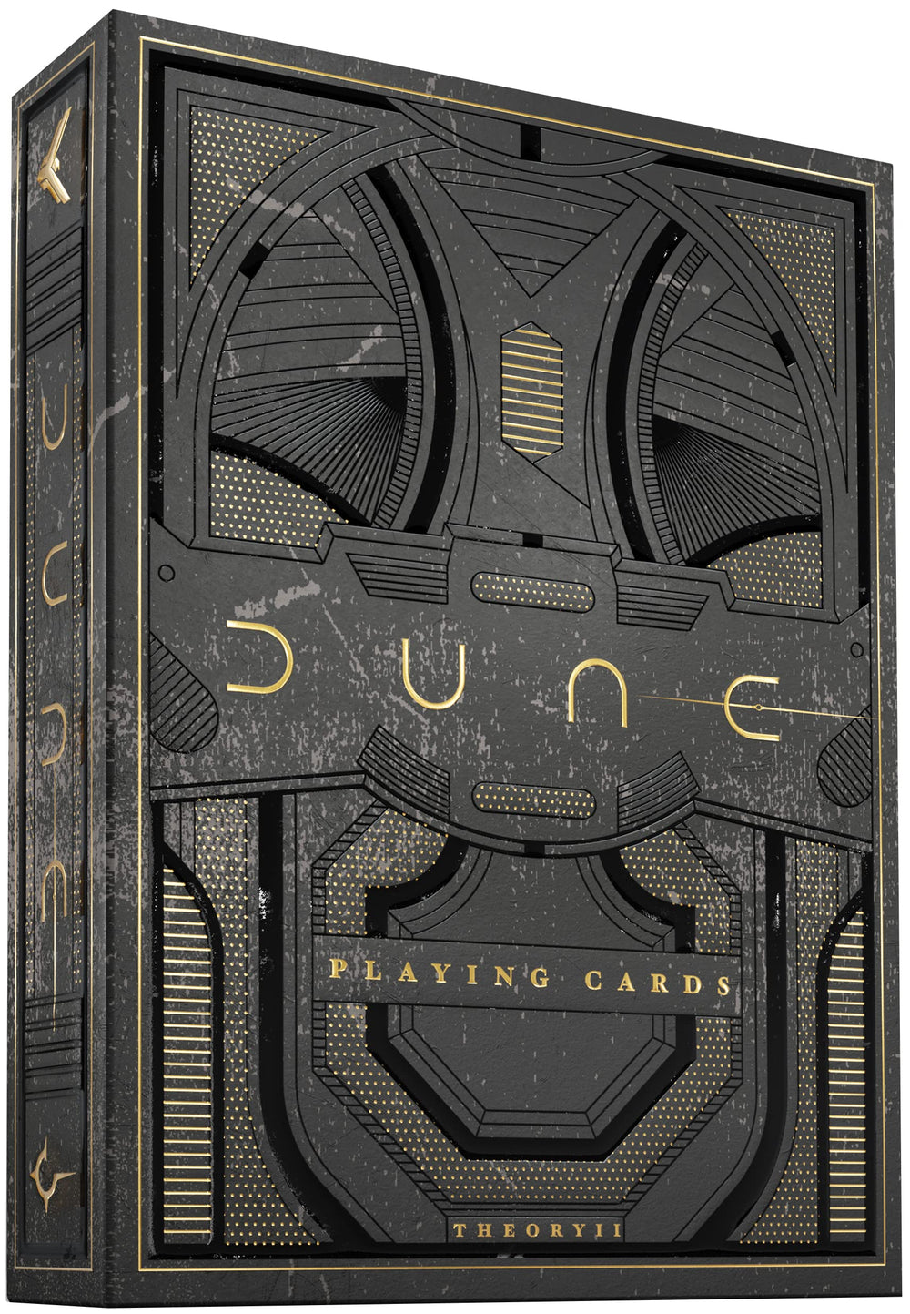 Theory11 Dune cards in stillsuit box with embossed texture for dramatic handling.